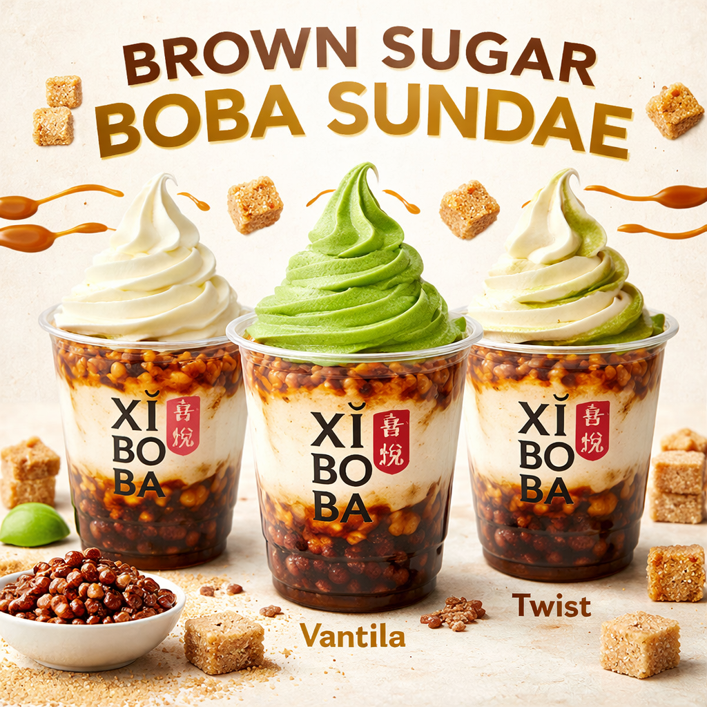 Brown Sugar Boba Sundae